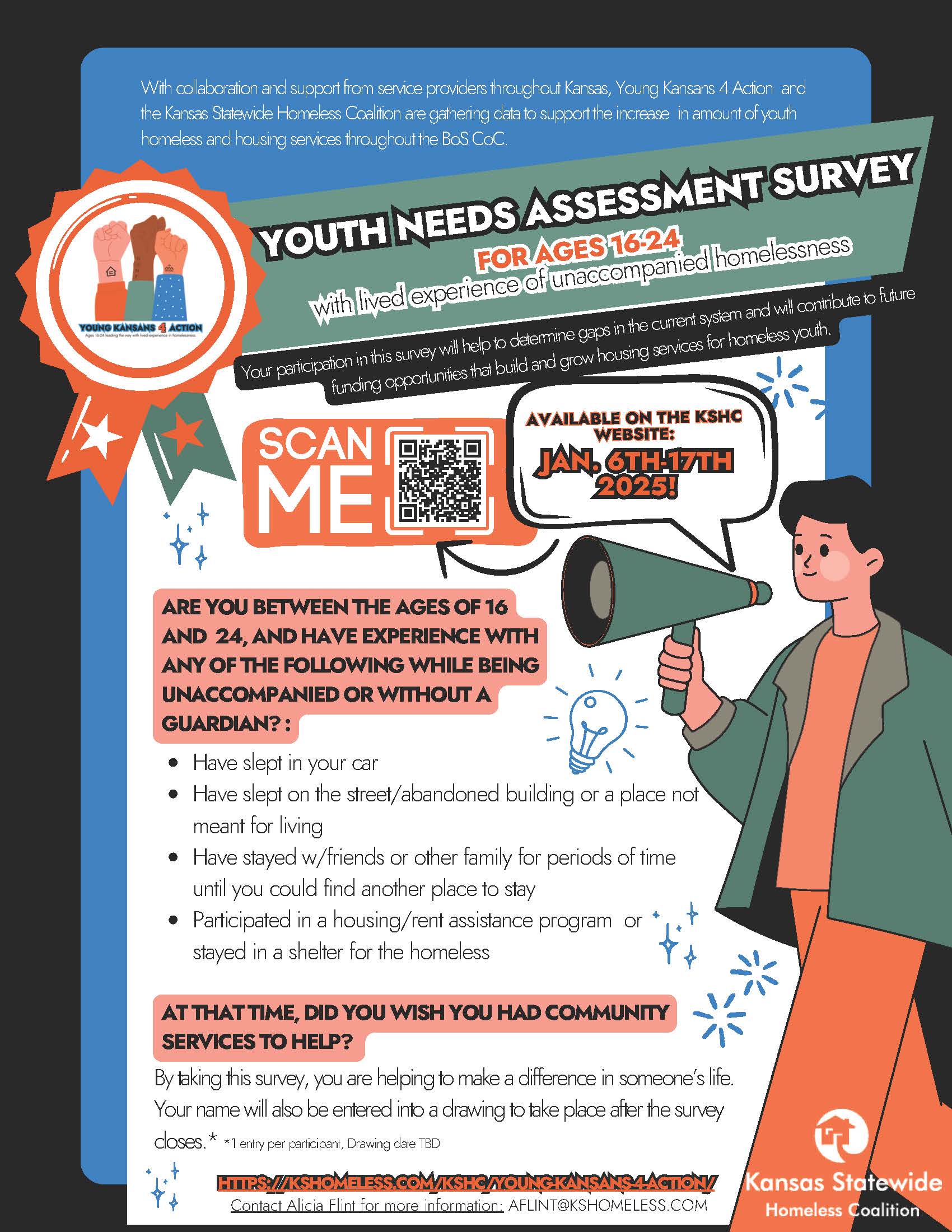 Youth Needs Assessment Survey flyer